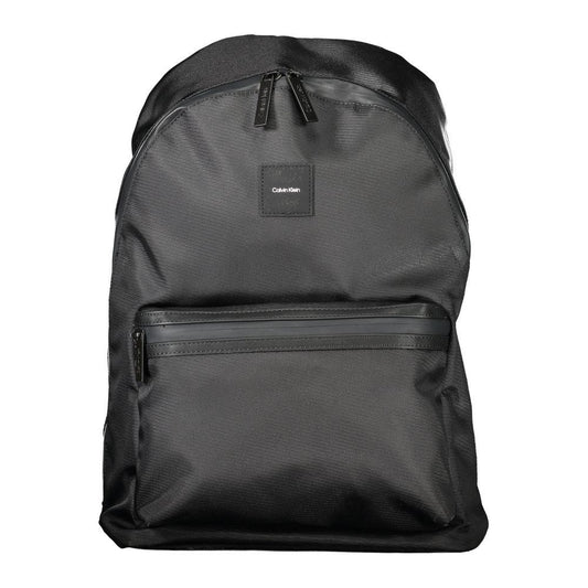 Calvin Klein Black Polyester Men Backpack Calvin Klein Dark Slate Gray