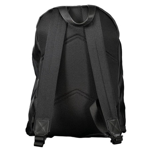 Calvin Klein Black Polyester Men Backpack Calvin Klein Dark Slate Gray