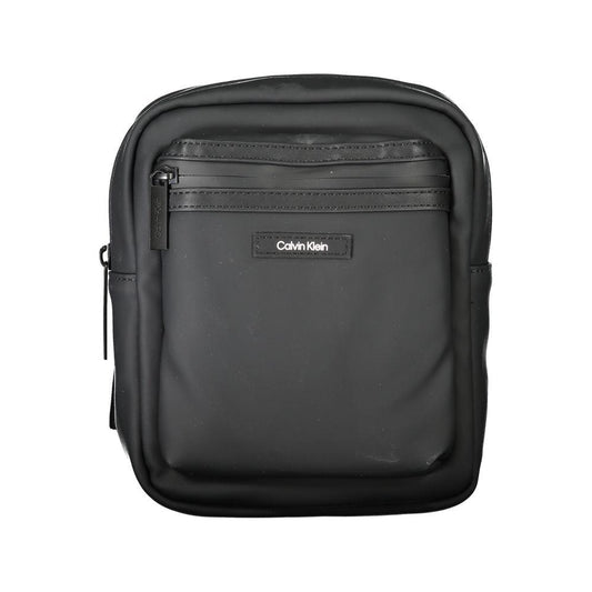 Calvin Klein Black Polyester Men Shoulder Bag Calvin Klein Dark Slate Gray