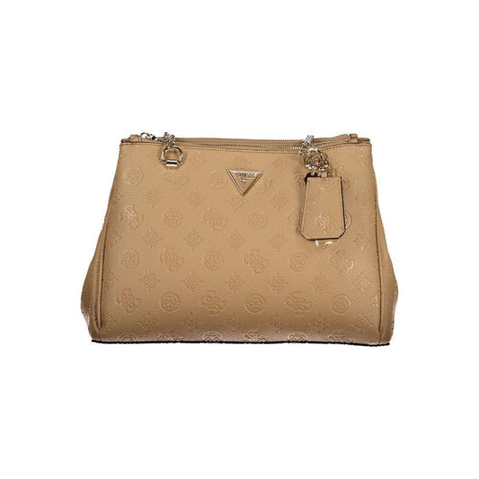 Guess Jeans Beige Polyethylene Women Handbag GU-35253