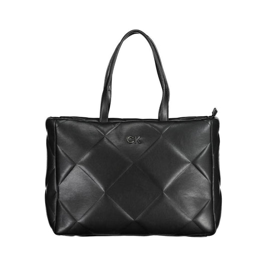 Calvin Klein Black Polyester Handbag Calvin Klein Dark Slate Gray