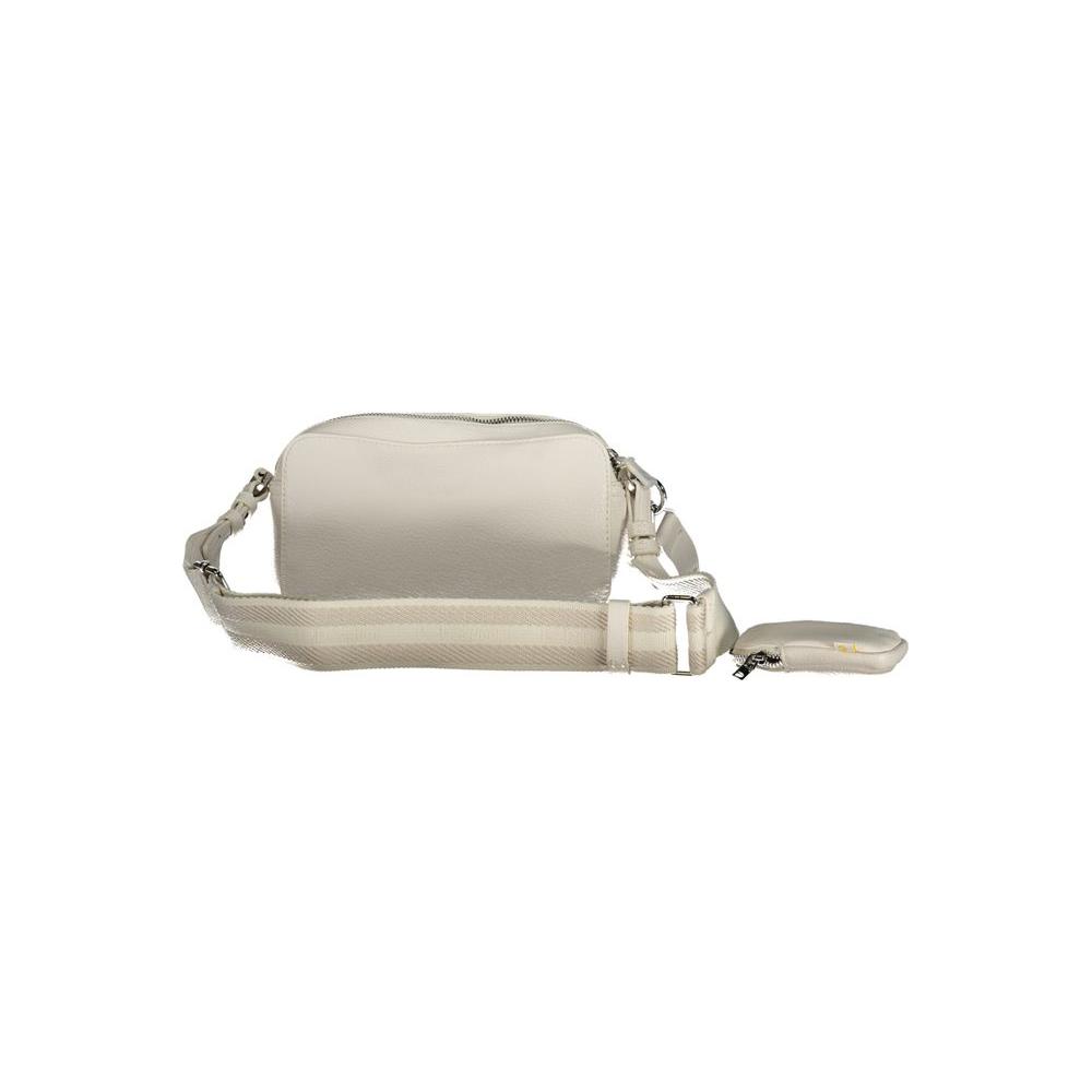 Desigual White Polyethylene Handbag Desigual Gray