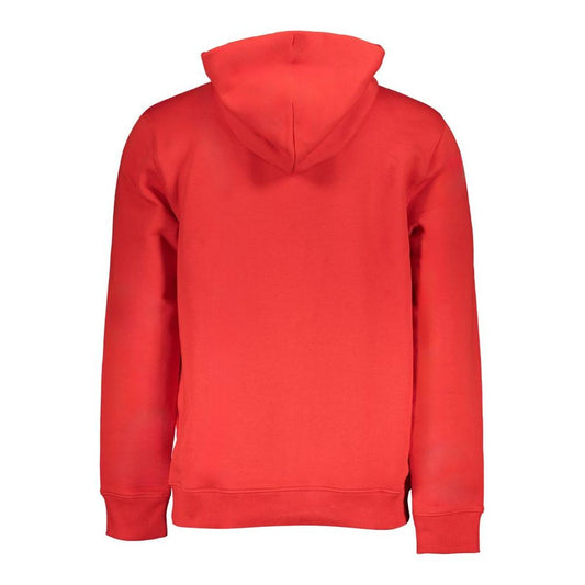 Tommy Hilfiger Red Cotton Sweater Tommy Hilfiger Tomato