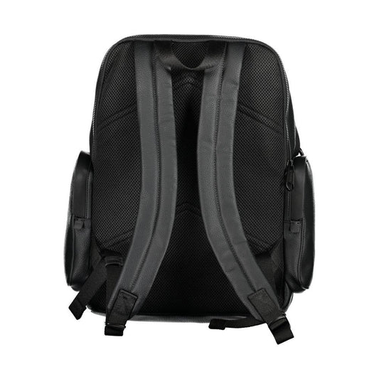 Calvin Klein Black Polyester Backpack Calvin Klein Dark Slate Gray