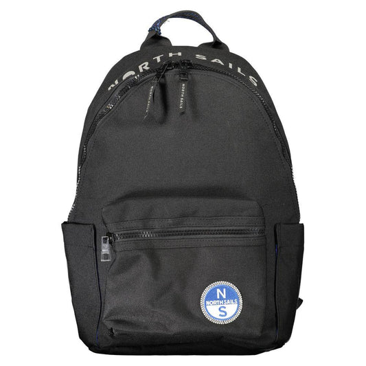 North Sails Black Polyester Men Backpack North Sails Dark Slate Gray