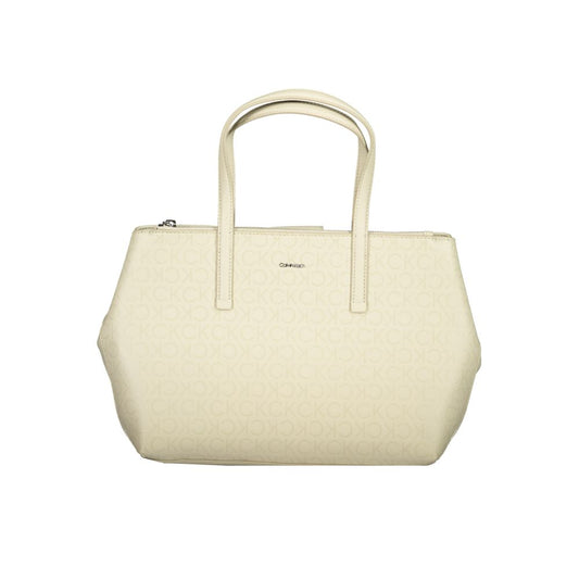 Calvin Klein Beige Polyester Handbag Calvin Klein Wheat