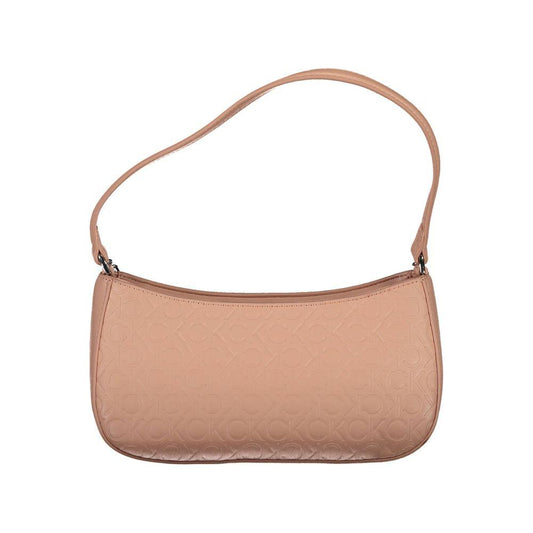 Calvin Klein Pink Polyester Women Handbag Calvin Klein Rosy Brown