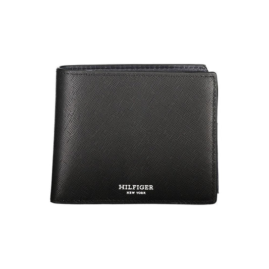 Tommy Hilfiger Black Leather Wallet Tommy Hilfiger Dark Slate Gray