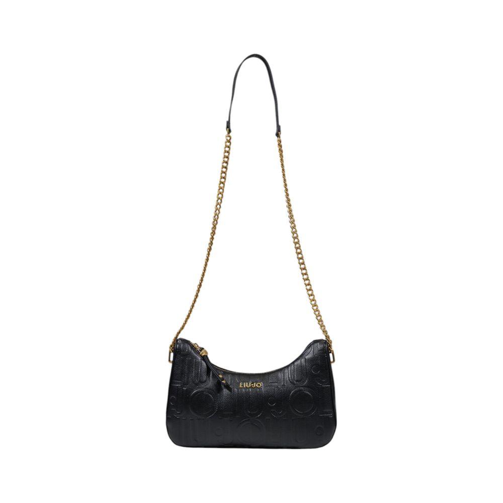 Front view with bag zipped and handles upright.