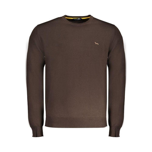 Harmont & Blaine Brown Wool Sweater Harmont & Blaine Dark Slate Gray