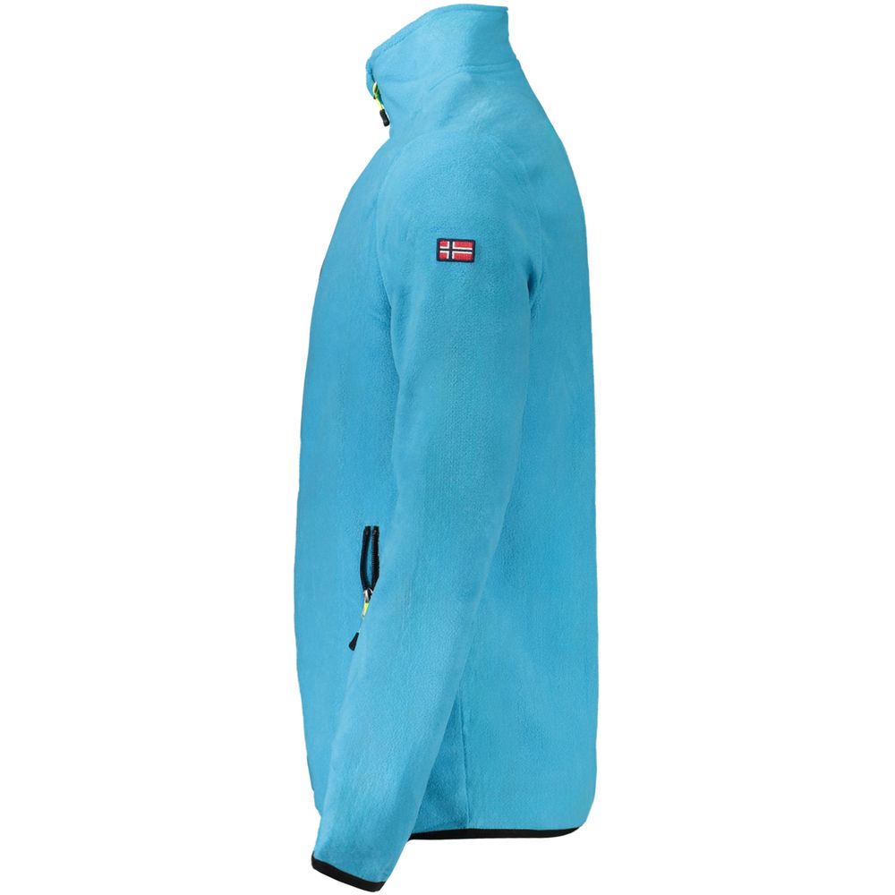 Front view with bag zipped and handles upright.