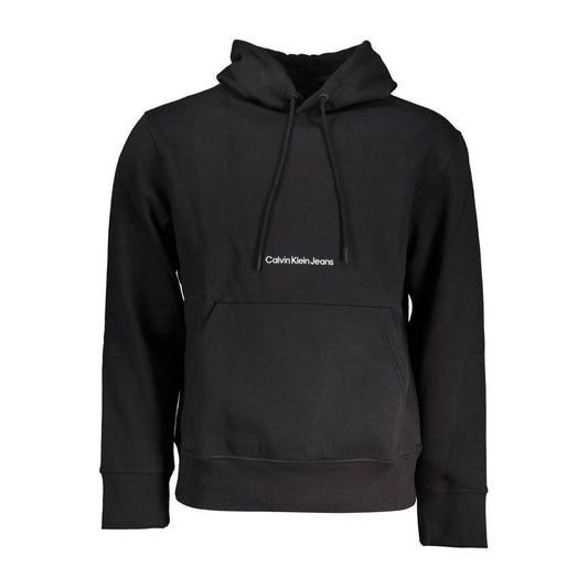 Calvin Klein Black Cotton Men Sweater Calvin Klein Black