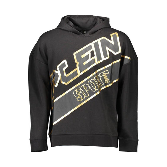 Plein Sport Black Cotton Men Sweater Plein Sport Dark Slate Gray