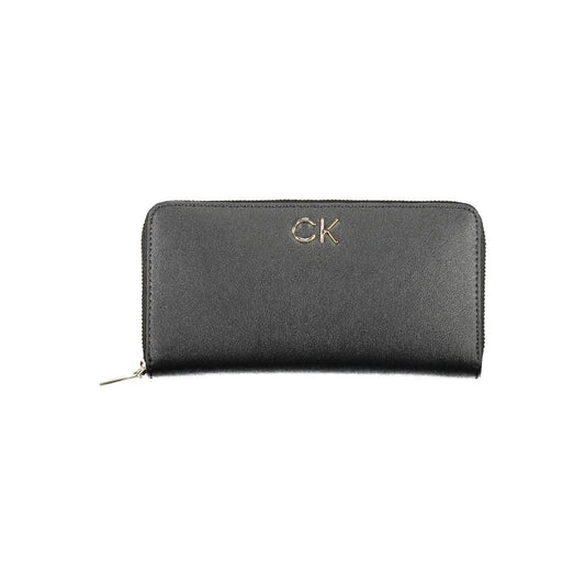 Calvin Klein Black Polyethylene Women Wallet Calvin Klein Dark Slate Gray