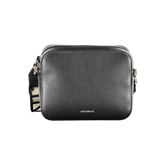Coccinelle Black Leather Women Handbag Coccinelle Dark Slate Gray
