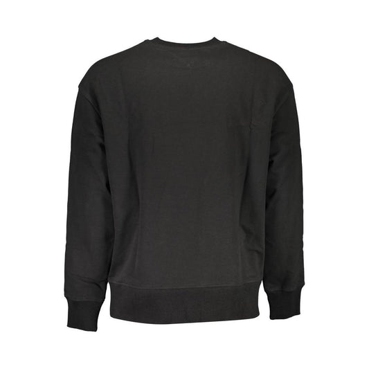 Tommy Hilfiger Black Cotton Men Sweater Tommy Hilfiger Dark Slate Gray