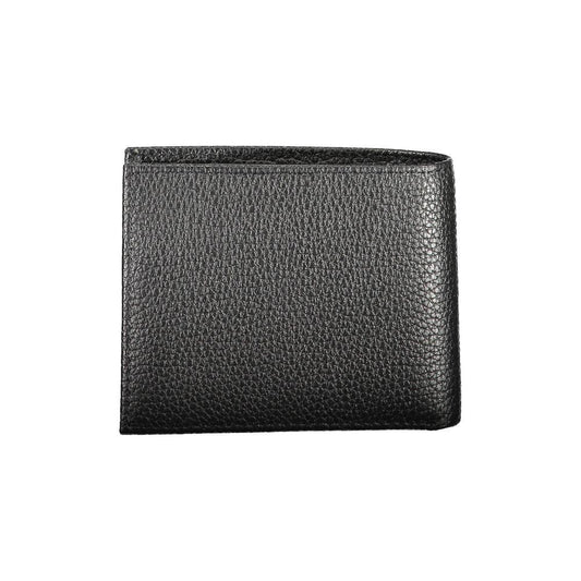 Calvin Klein Black Leather Men Wallet Calvin Klein Dark Slate Gray