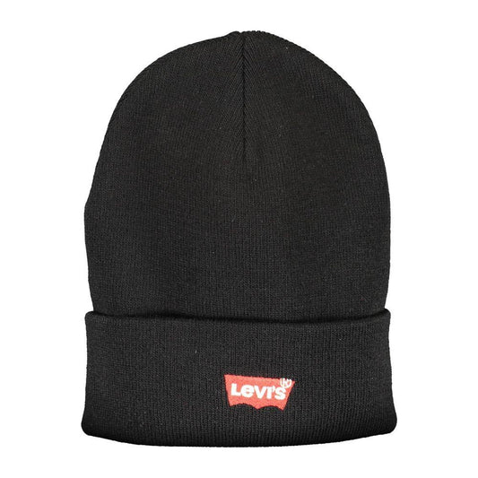 Levi's Black Acrylic Men Cap Levi's Dark Slate Gray