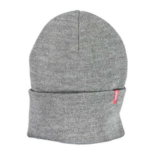 Levi's Gray Acrylic Men Cap Levi's Dark Gray