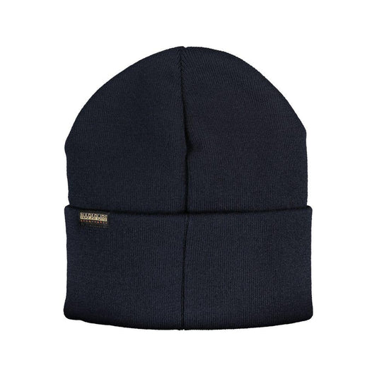 Napapijri Blue Acrylic Hats & Cap Napapijri Black