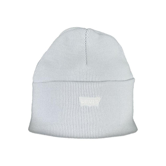 Levi's Light Blue Acrylic Hats & Cap Levi's Light Gray