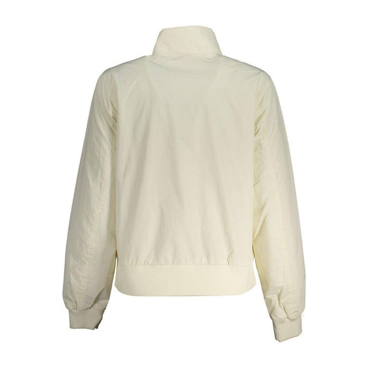 North Sails White Polyester Women Jacket North Sails Light Gray