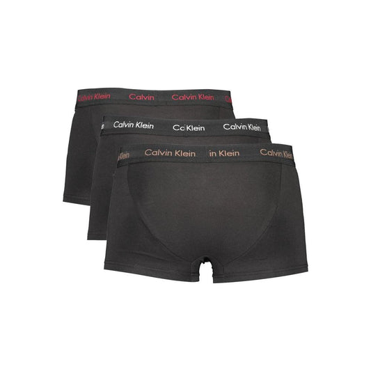 Calvin Klein Black Cotton Men Underwear Trunk Pack Calvin Klein Dark Slate Gray
