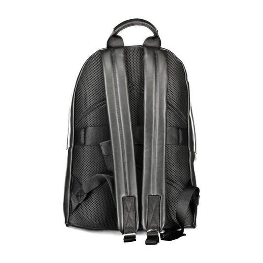 Calvin Klein Black Polyester Men Backpack Calvin Klein Dark Slate Gray