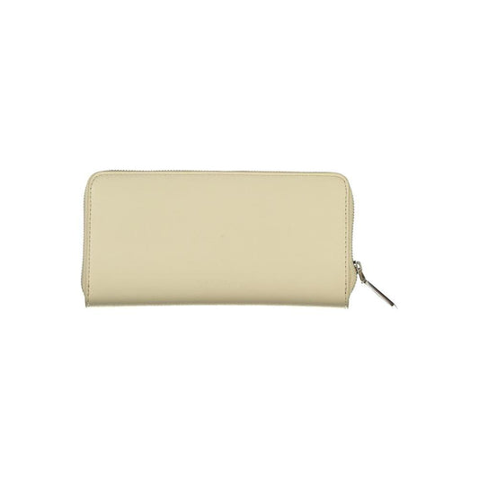 Calvin Klein Elegant Beige Zip Wallet with RFID Blocking Calvin Klein Gray