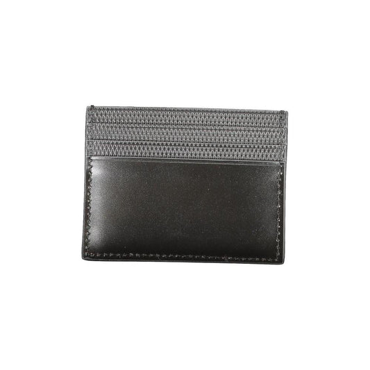 Calvin Klein Black Leather Wallet Calvin Klein Dark Slate Gray