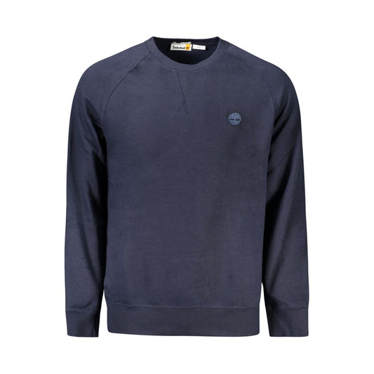 Timberland Blue Cotton Men Sweater Timberland Dark Slate Gray