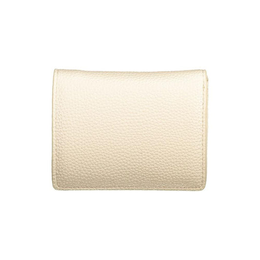 Valentino Bags Beige Polyethylene Wallet Valentino Bags Antique White