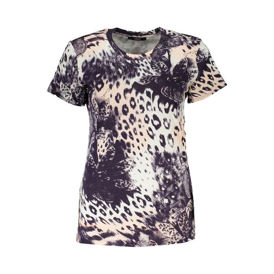 Cavalli Class Pink Cotton Tops & T-Shirt Cavalli Class Dark Slate Gray