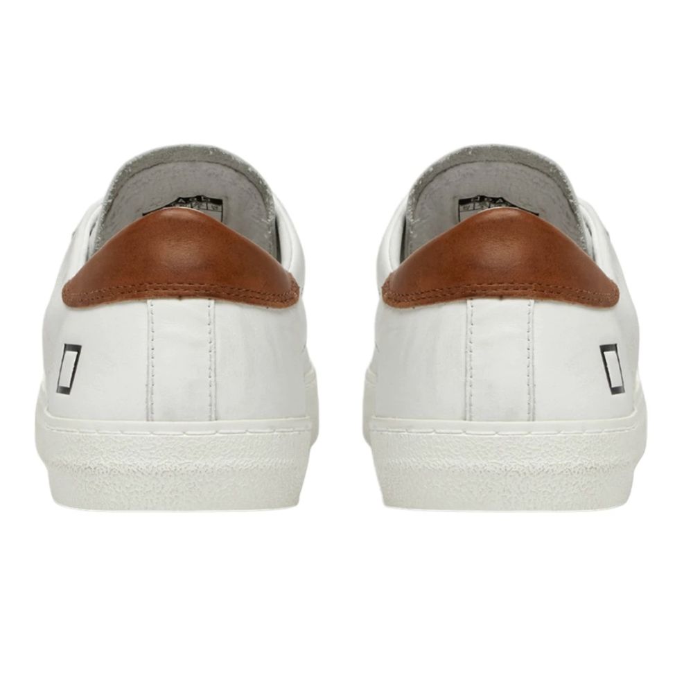 D.A.T.E White Leather Sneaker