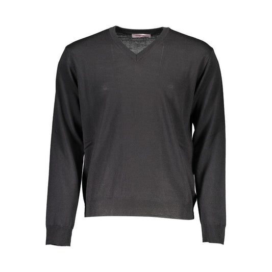 Romeo Gigli Black Wool Sweater Romeo Gigli Dark Slate Gray