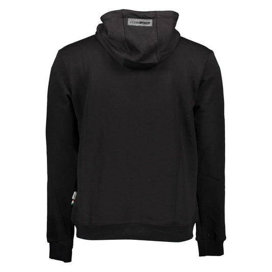Plein Sport "Black Cotton Men Sweater with Hood" Plein Sport Black