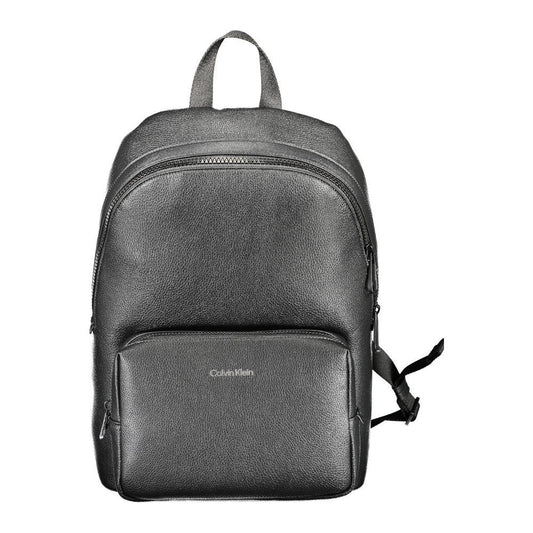 Calvin Klein Black Polyethylene Men Backpack Calvin Klein Dim Gray