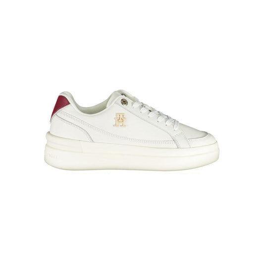 Tommy Hilfiger Chic Contrasting Lace-Up Sporty Sneakers Tommy Hilfiger Beige