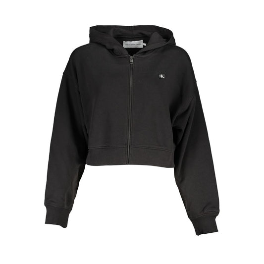 Calvin Klein Chic Hooded Sweatshirt in Timeless Black Calvin Klein Dark Slate Gray
