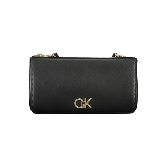 Calvin Klein Black Polyester Handbag Calvin Klein Dark Slate Gray