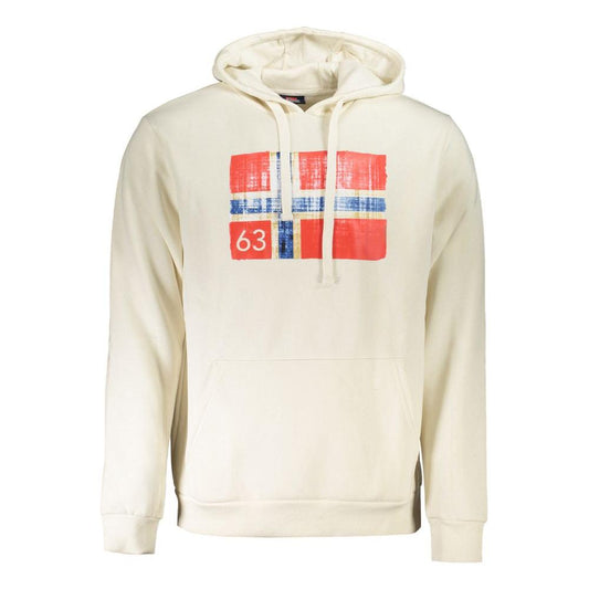 Norway 1963 White Cotton Men Sweater Norway 1963 Antique White