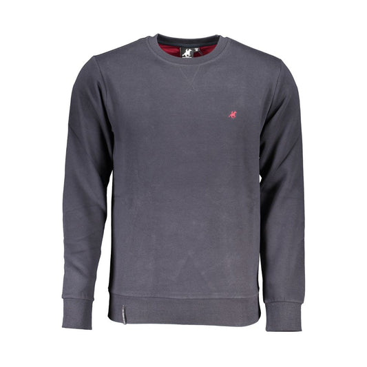 U.S. Grand Polo Blue Cotton Sweater U.S. Grand Polo Dim Gray