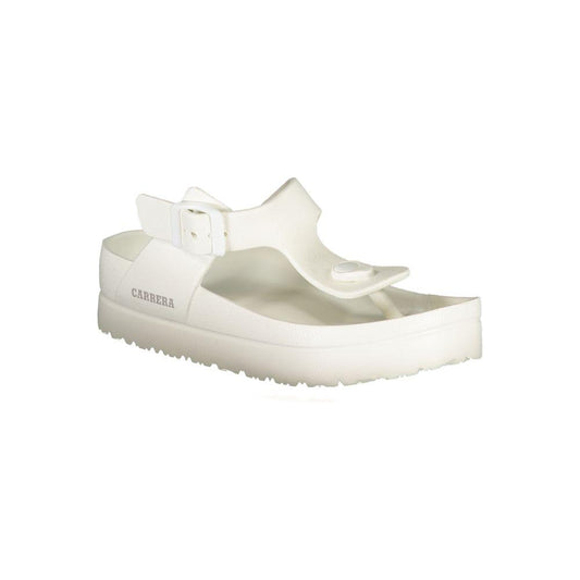 Carrera White Polyethylene Sandal Carrera Antique White