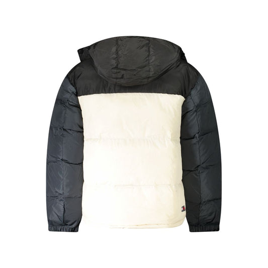 Tommy Hilfiger Black Polyester Men Jacket Tommy Hilfiger Dark Slate Gray