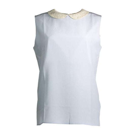 Gant Blue Silk Women Tank