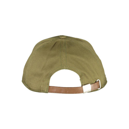 La Martina Green Cotton Men Cap La Martina Dim Gray