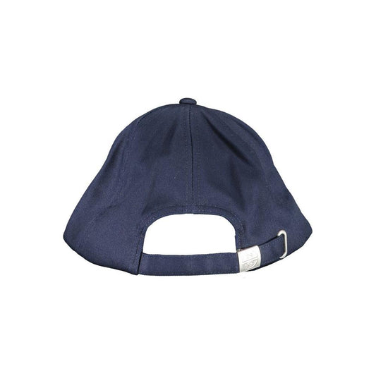 North Sails Blue Cotton Men Cap North Sails Dark Slate Gray