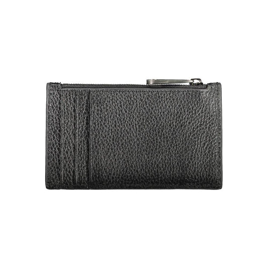 Calvin Klein Black Leather Men Wallet Calvin Klein Dark Slate Gray
