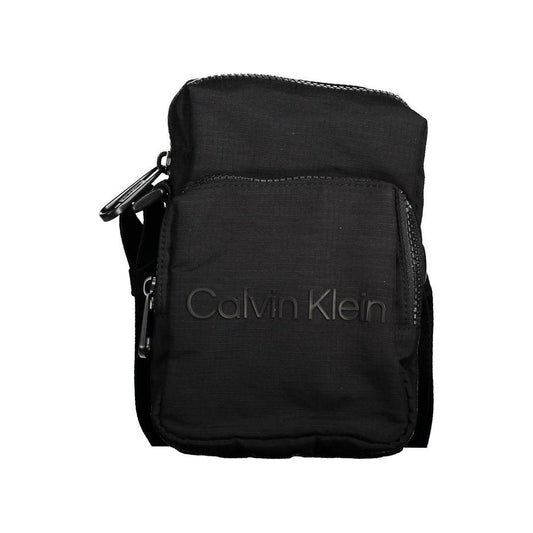 Calvin Klein Black Nylon Men Shoulder Bag Calvin Klein Black