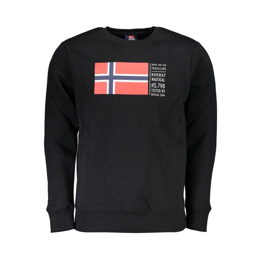 Norway 1963 Black Cotton Sweater Norway 1963 Black